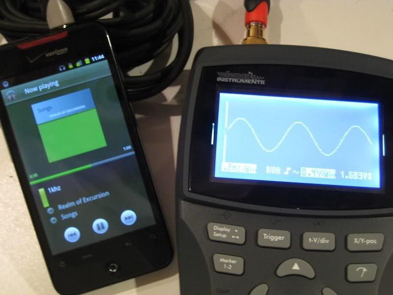 Droid output voltage test (and a few signal generator apps